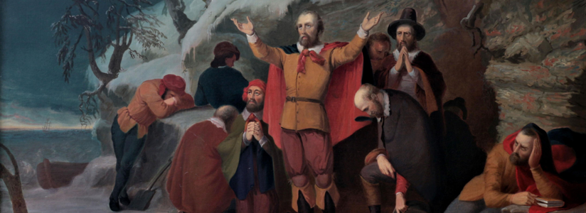 Pilgrims gathered