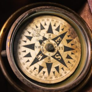 maritime compass - early nautical navigational tool