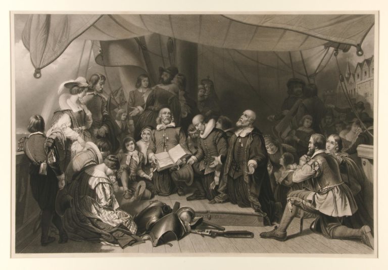 The Embarkation of the Pilgrims