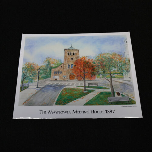 Mayflower Meetinghouse 11x14 Mini Poster