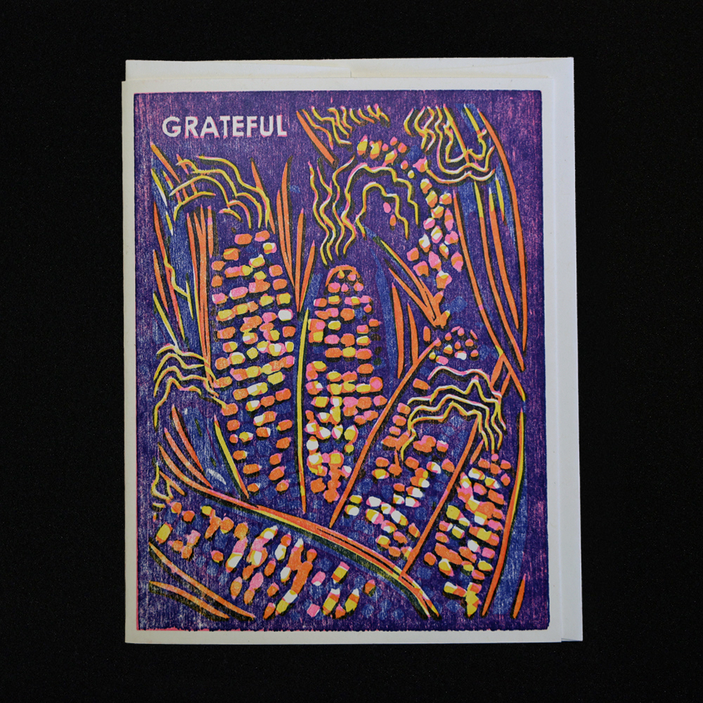 Grateful Corn Notecard - Boxed Set of 6