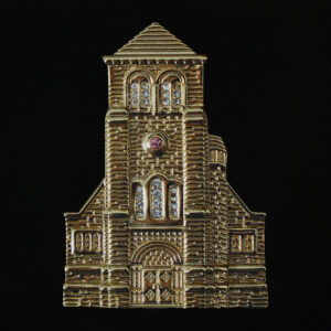 Mayflower Meetinghouse Brooch