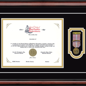 Insignia & Certificate Custom Frame